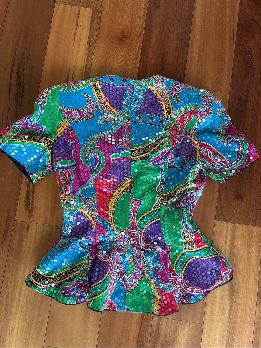 Vintage sequined jacket - Picture 10 of 12